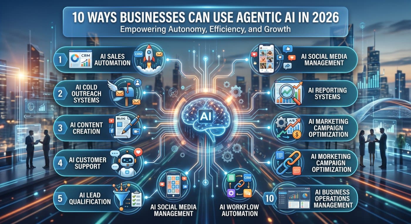 10 Ways Businesses Can Use Agentic AI in 2026