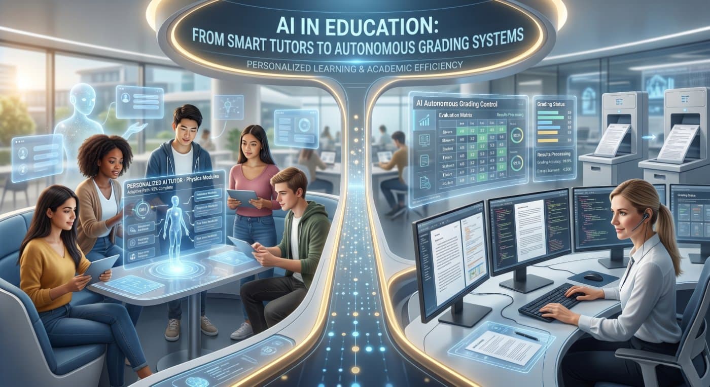 AI in Education: From Smart Tutors to Autonomous Grading Systems