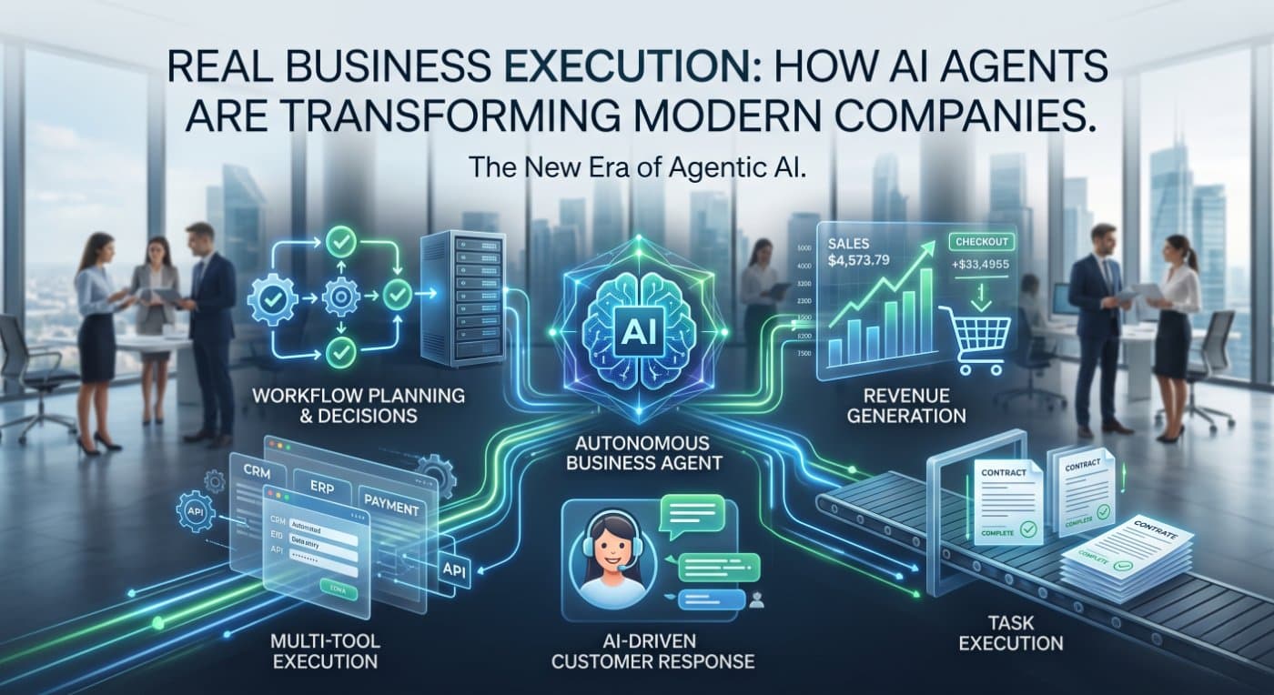 Real Business Execution: How AI Agents Are Transforming Modern Companies
