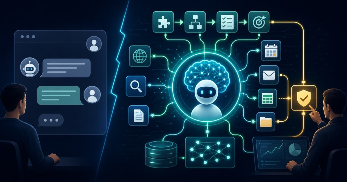 What Is an AI Agent? (And Why Chatbots Are Not Agents)