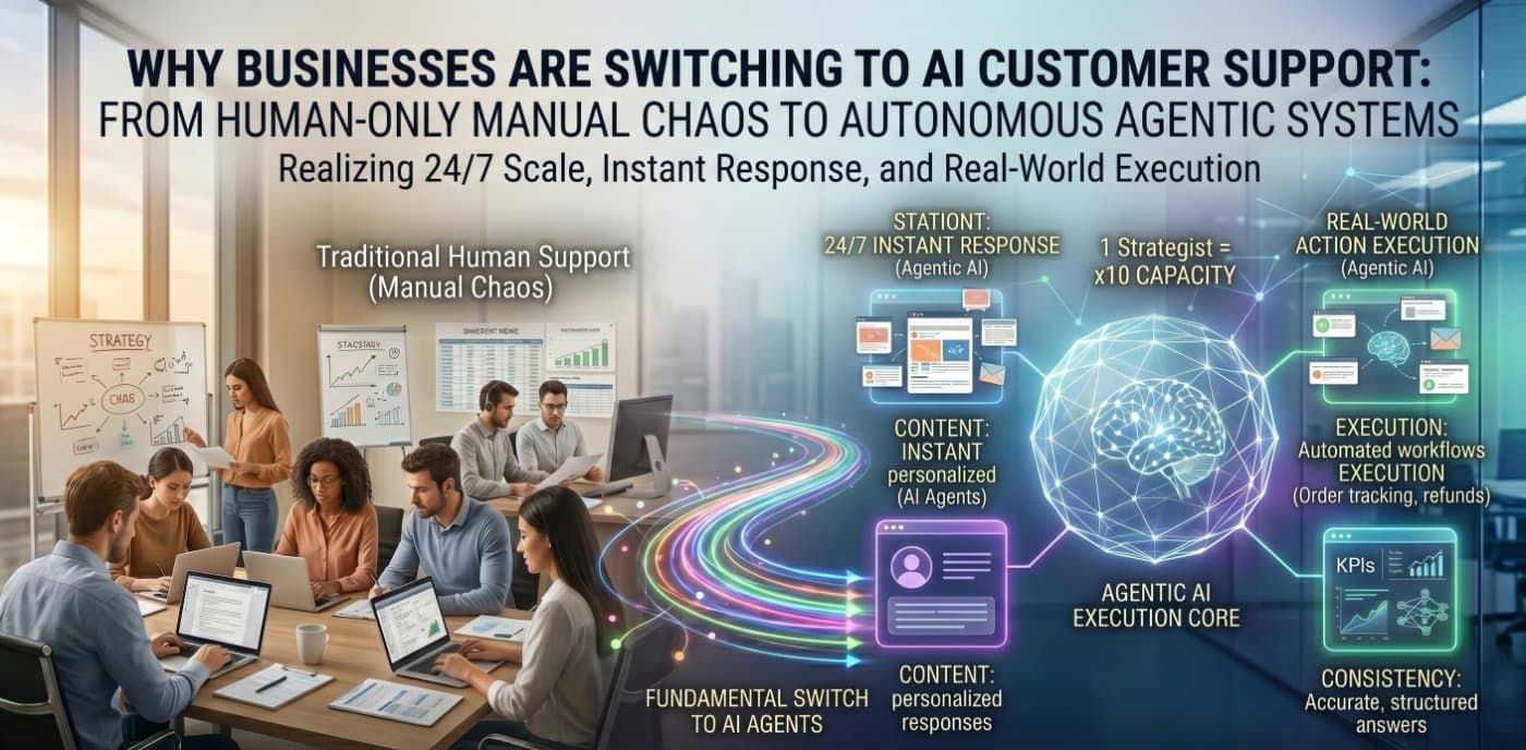 Why Businesses Are Switching to AI Customer Support