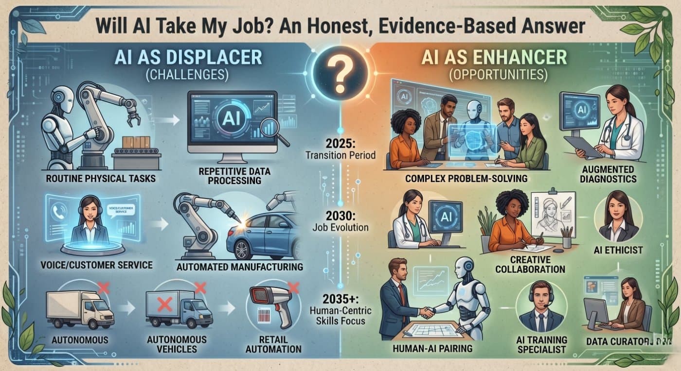 Will AI Take My Job? An Honest, Evidence-Based Answer