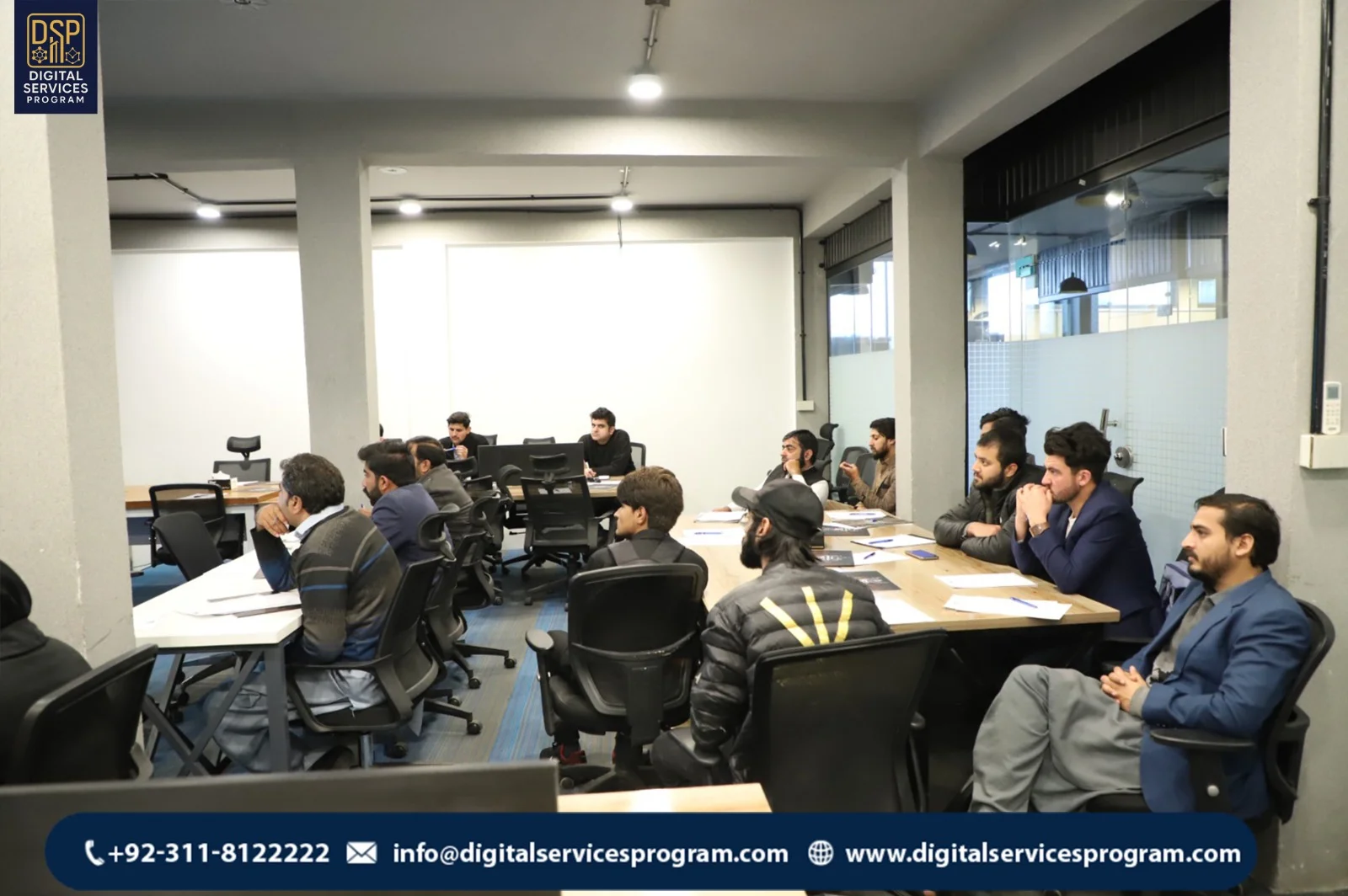 Digital Services Program AI Training Cohort Session — students in classroom